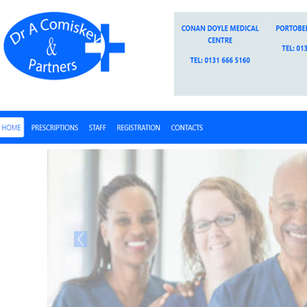 image of portfolio website example - Front End Web Developer Edinburgh portfolio