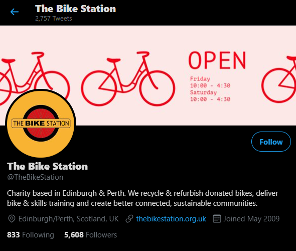 image of bike station logo from tweeter