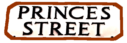 Princes St Sign