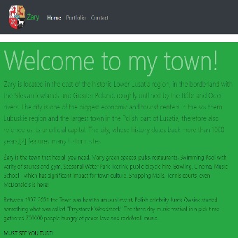 image of portfolio website example - Front End Web Developer Edinburgh portfolio